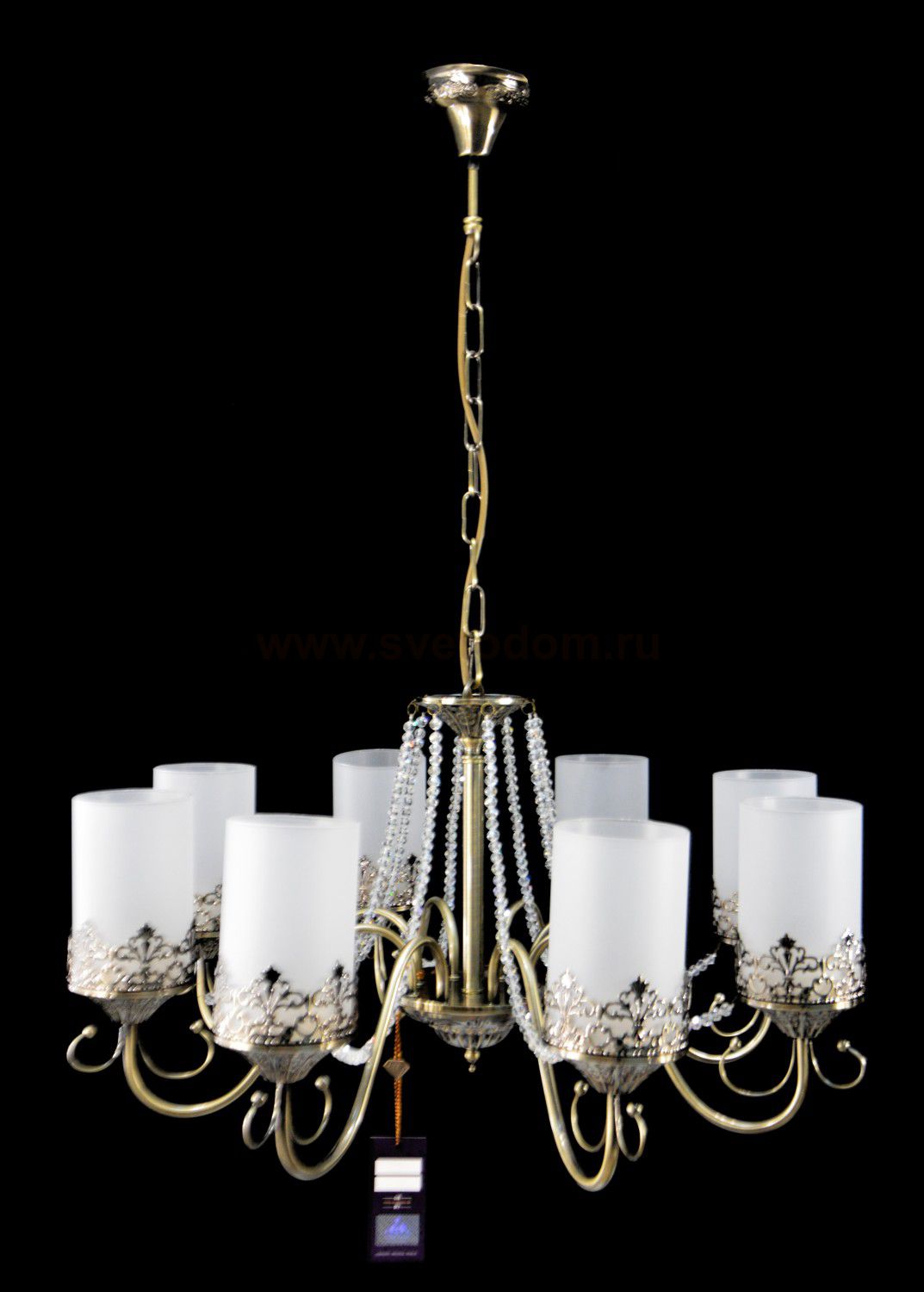 Люстра Freya FR2563-PL-08-BZ Sherborne