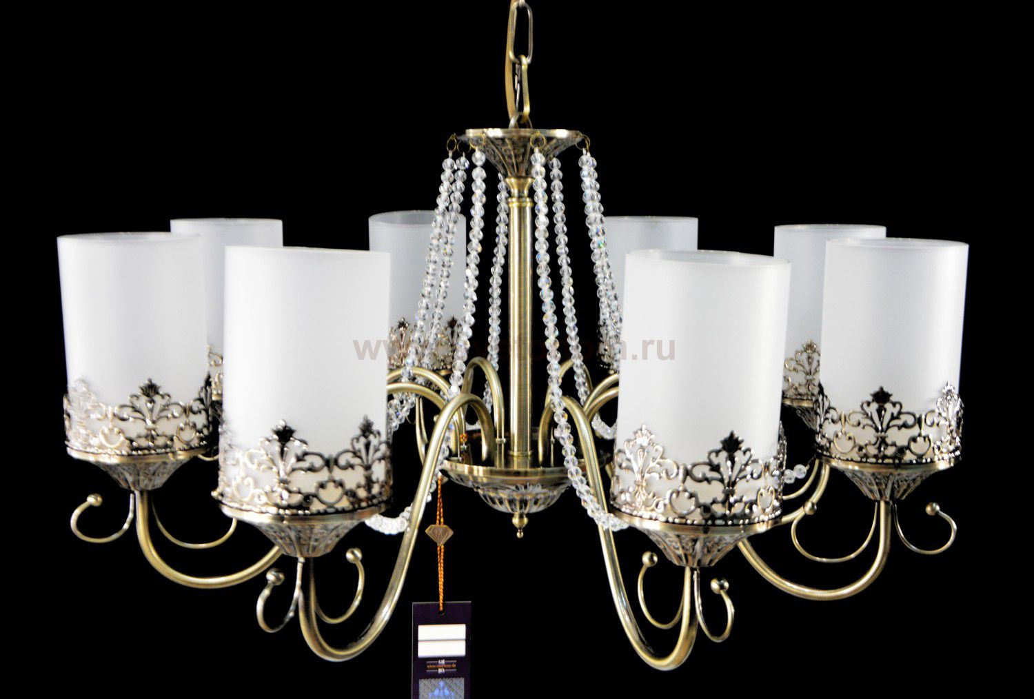 Люстра Freya FR2563-PL-08-BZ Sherborne