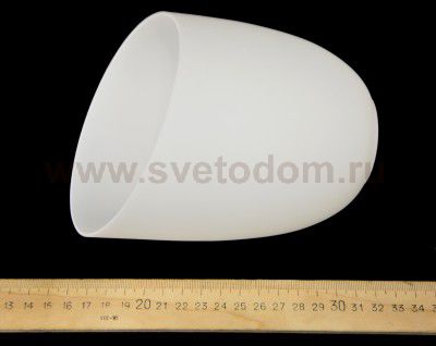 Плафон стекло матовое со скосом 116*160мм E27 (42мм посадка) Евро 22010 Ariele