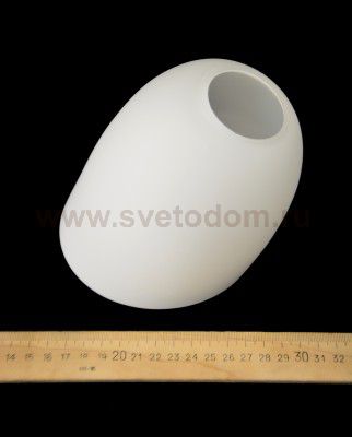 Плафон стекло матовое со скосом 116*160мм E27 (42мм посадка) Евро 22010 Ariele