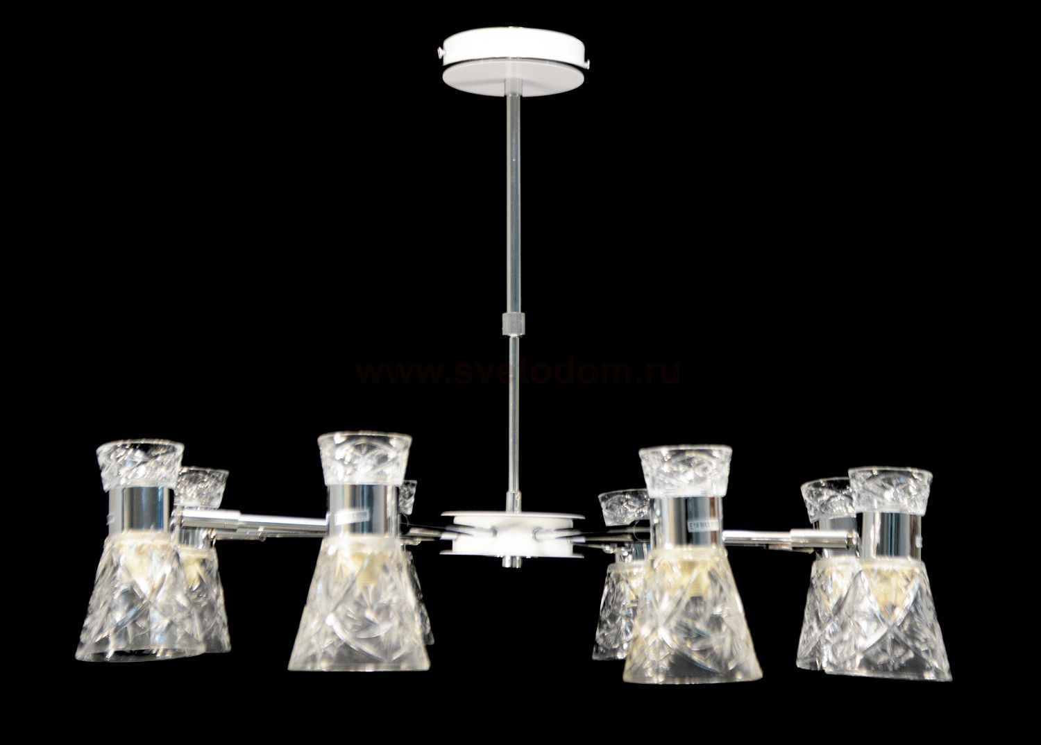 Люстра на штанге телескоп. Lumion 3530/8C SAMURIA