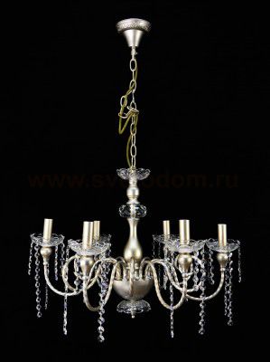 Люстра Crystal Lux ALEGRIA SP6 SILVER-BROWN (1040/306)