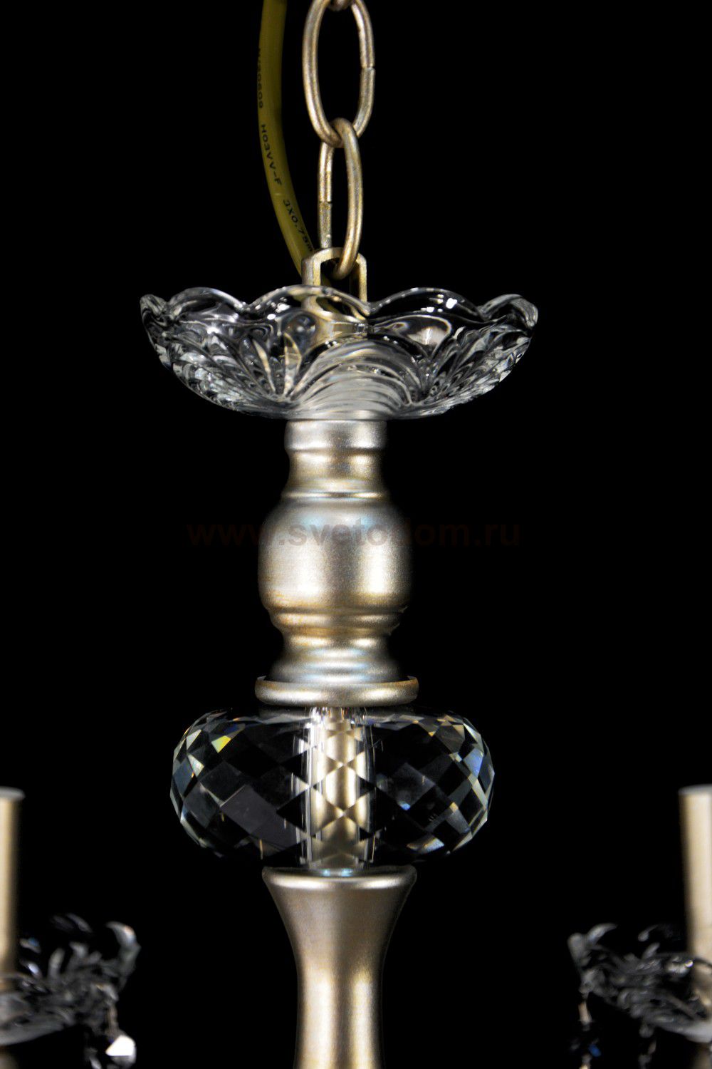 Люстра Crystal Lux ALEGRIA SP6 SILVER-BROWN (1040/306)