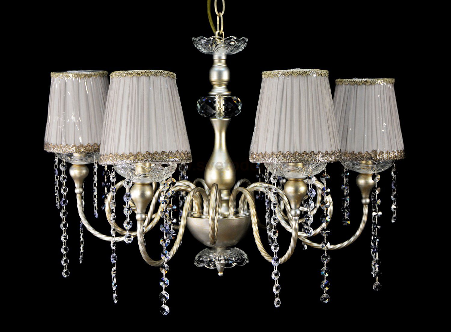 Люстра Crystal Lux ALEGRIA SP6 SILVER-BROWN (1040/306)