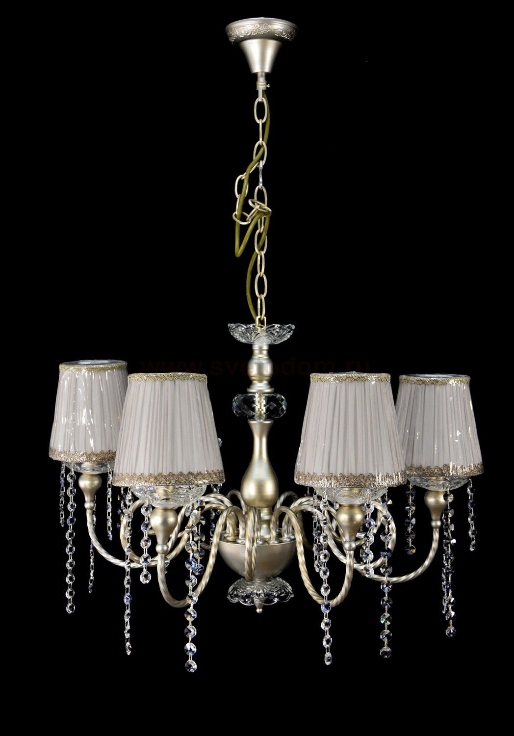 Люстра Crystal Lux ALEGRIA SP6 SILVER-BROWN (1040/306)