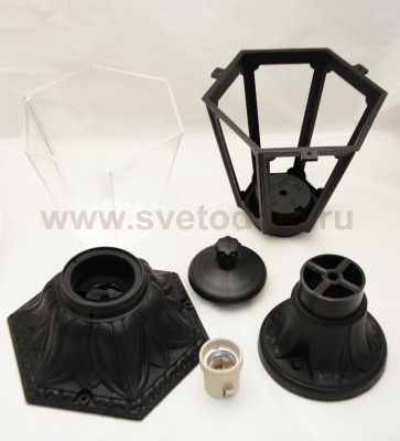 Светильник уличный черный Fumagalli ANNA MIKROLOT E22.110.000.AX E27