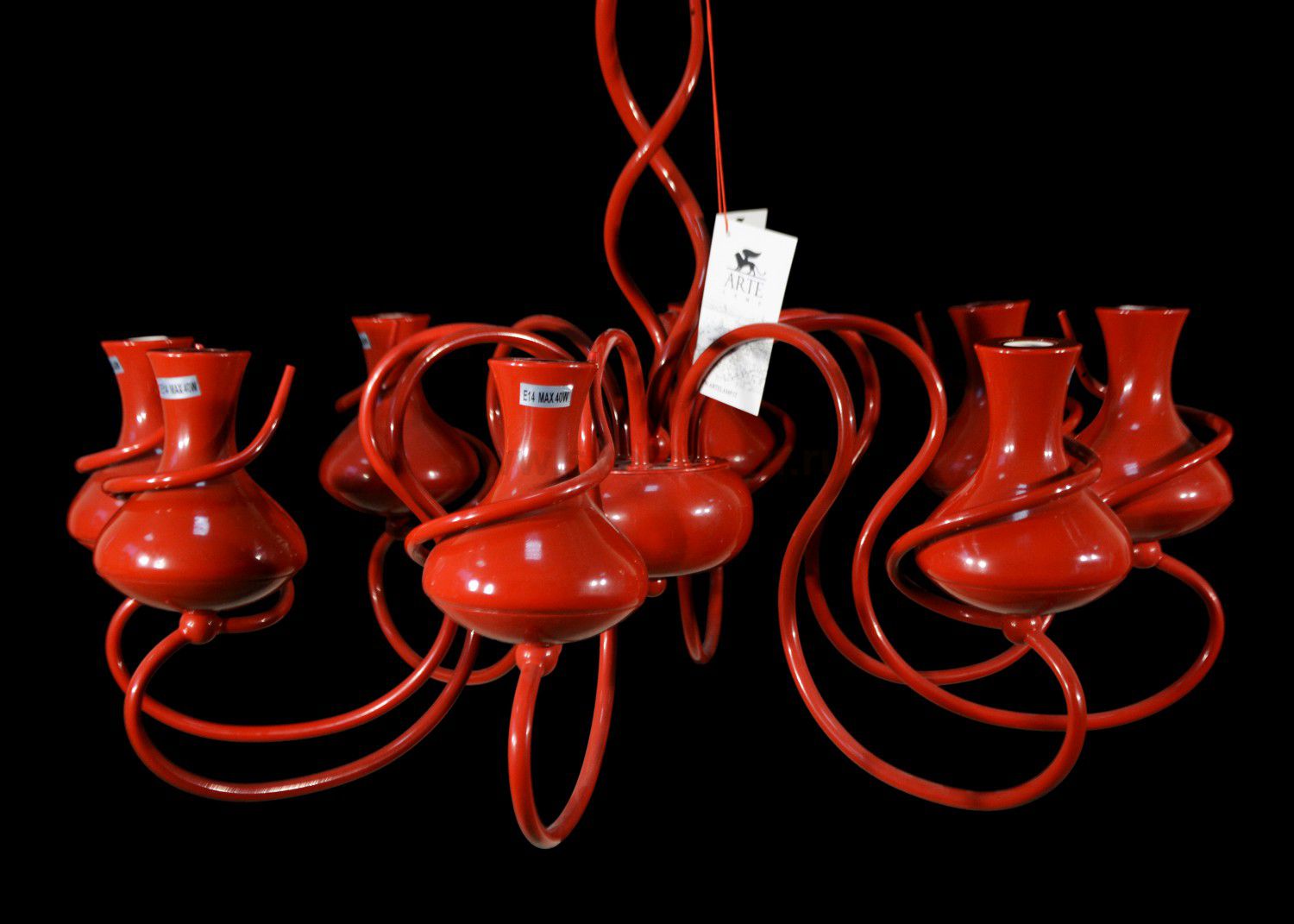 Светильник подвесной Arte lamp A6819LM-8RD VASO