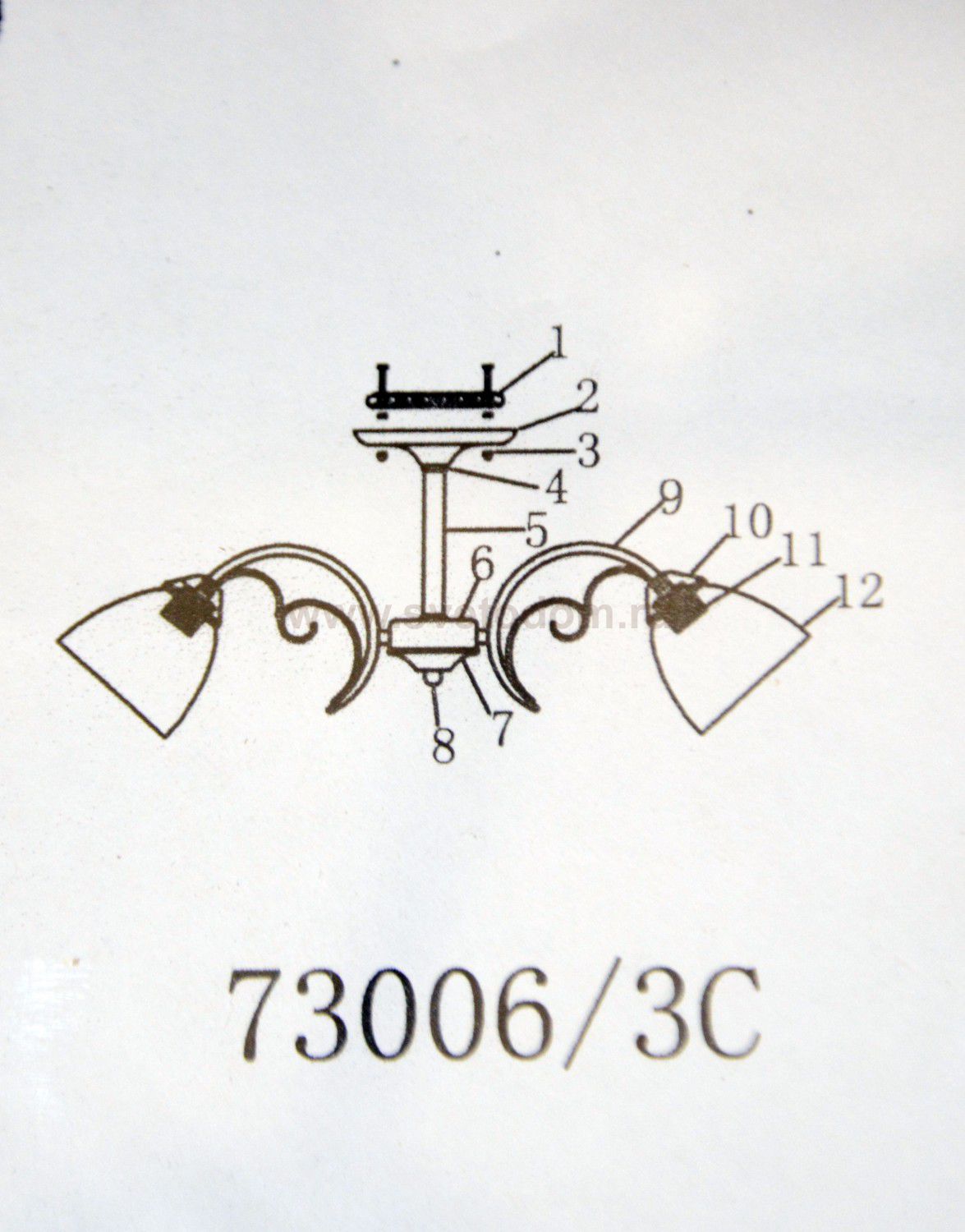 Люстра Colosseo 73006/3C optima