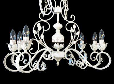 Люстра белая ковка Favourite 1492-6P