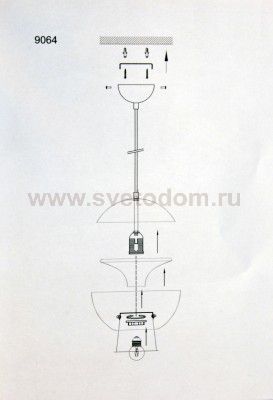 Светильник подвесной Colosseo LUX 1101/35/1С Tramonto