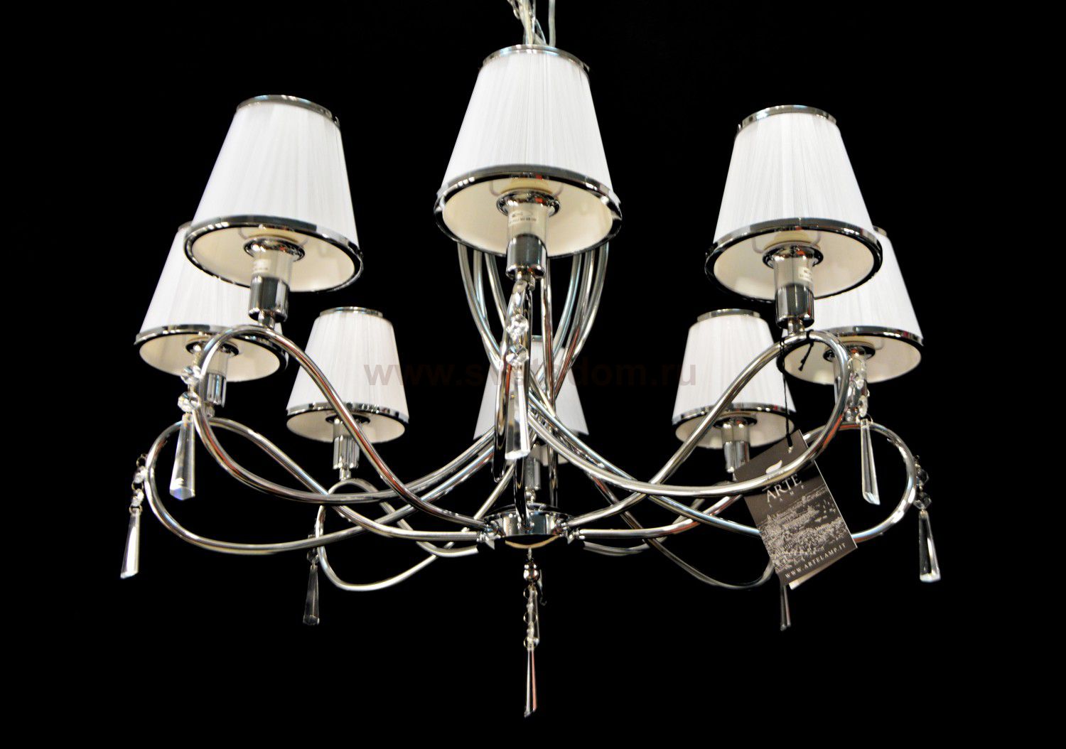 Люстра подвесная Arte lamp A1035LM-8CC Logico