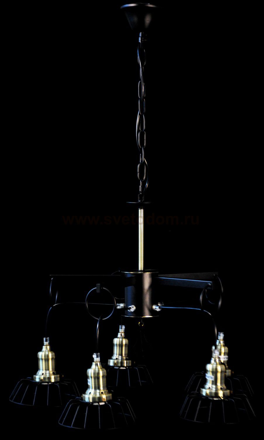 Светильник Colosseo optima 82410/5 матовый черный/бронза