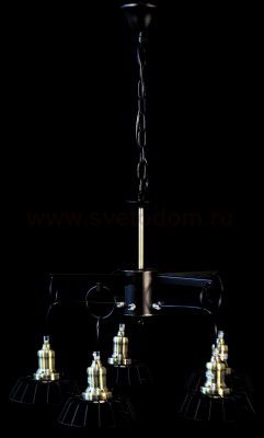 Светильник Colosseo optima 82408/5 матовый черный/бронза