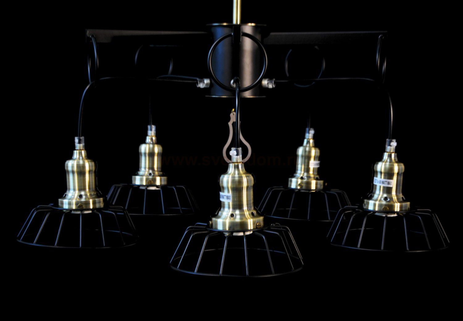 Светильник Colosseo optima 82410/5 матовый черный/бронза