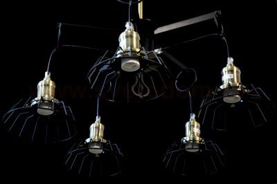 Светильник Colosseo optima 82408/5 матовый черный/бронза