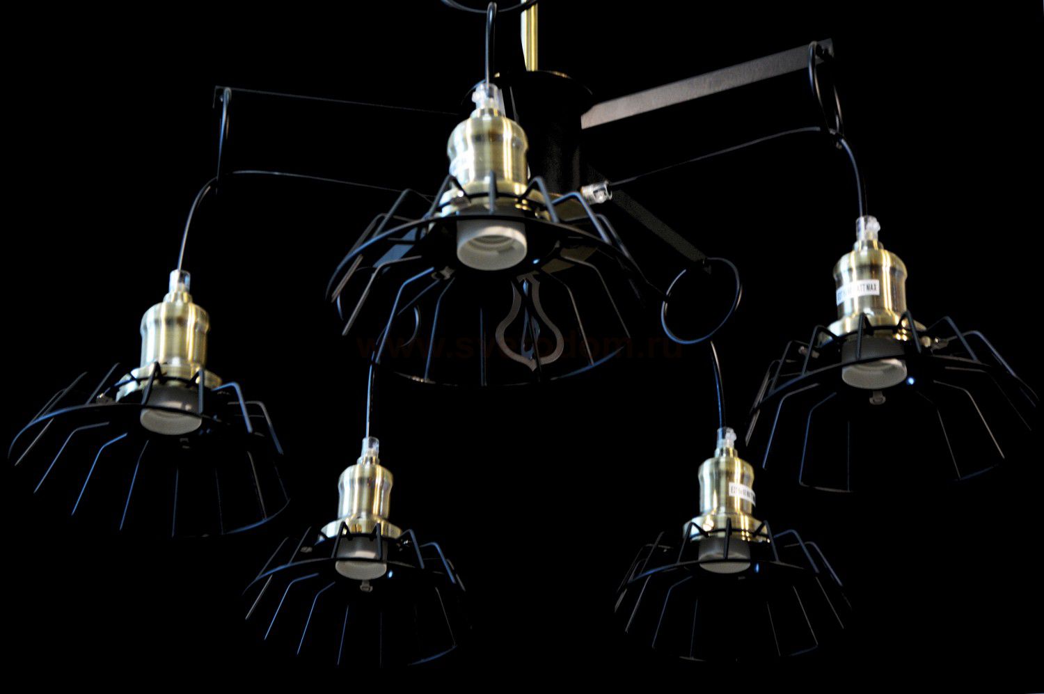 Светильник Colosseo optima 82410/5 матовый черный/бронза