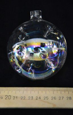 Плафон стекло перламутровое 80мм Cosmo к артикулу 70404 80мм G4