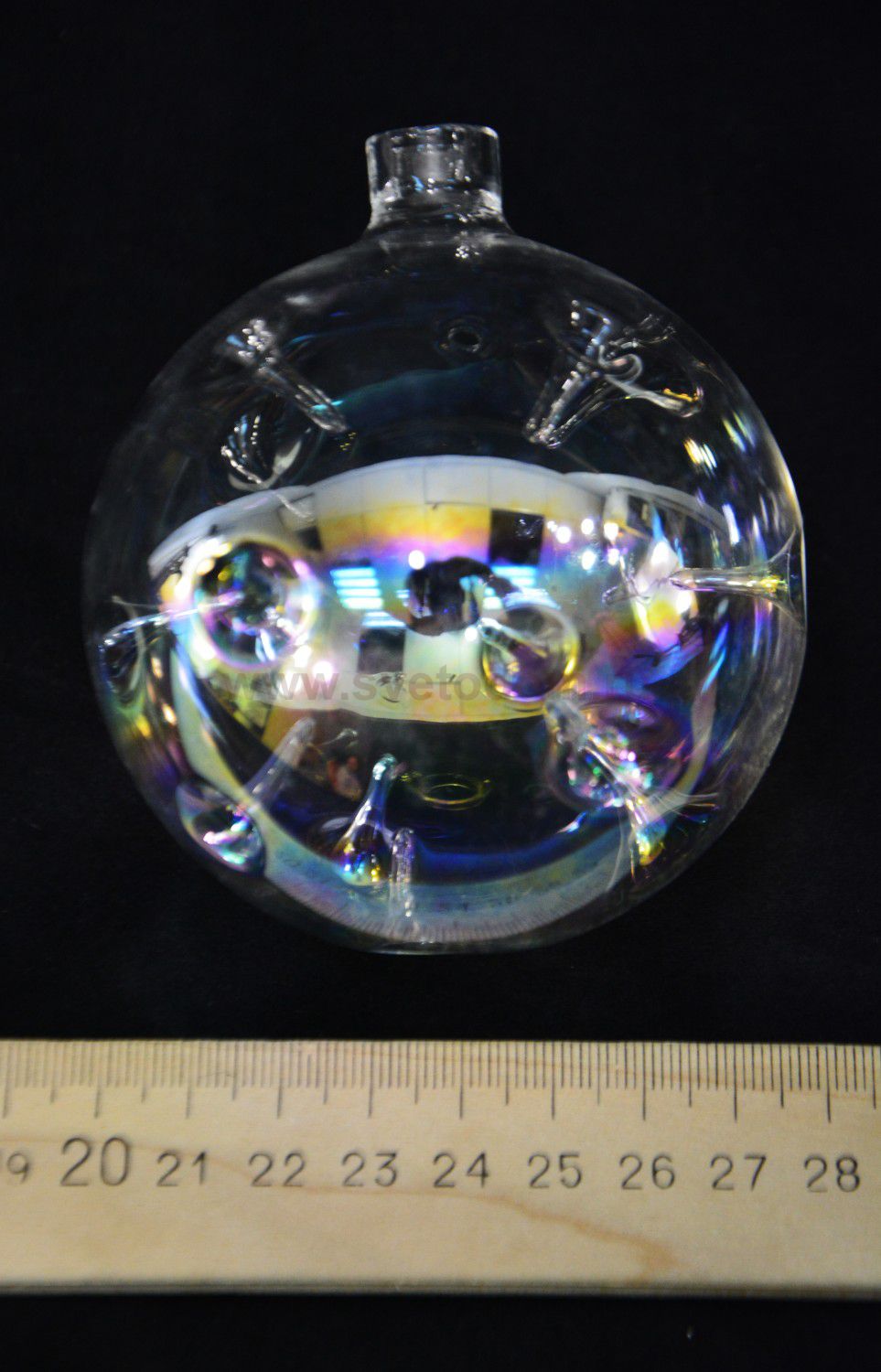 Плафон стекло перламутровое 80мм Cosmo к артикулу 70404 80мм G4