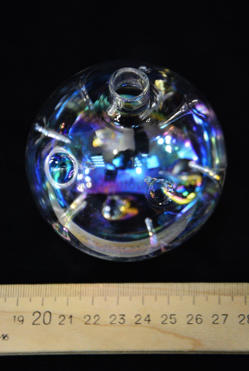 Плафон стекло перламутровое 80мм Cosmo к артикулу 70404 80мм G4