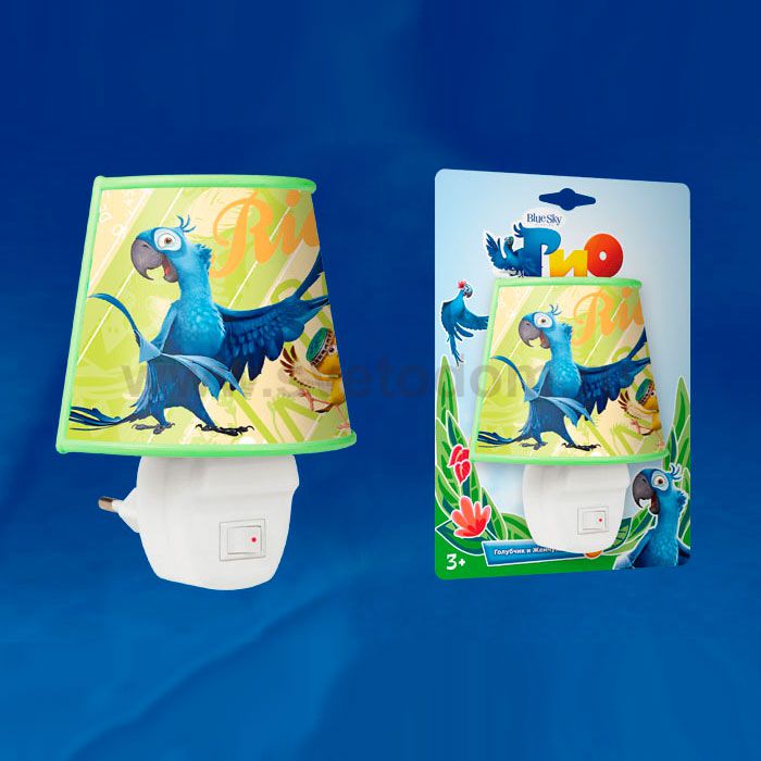 Ночник UNIEL DTL-372 RIO1-17 GREEN