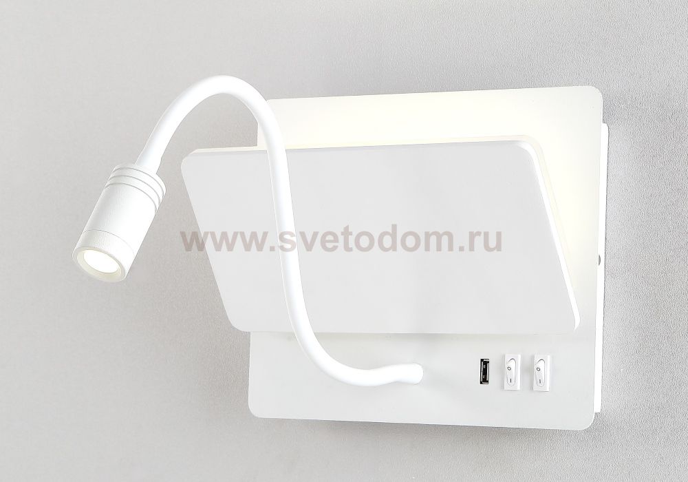 Бра Crystal Lux DUO AP9W LED WH