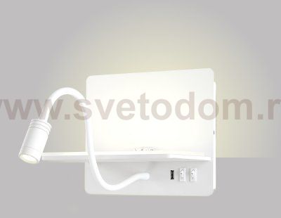 Бра Crystal Lux DUO AP9W LED WH