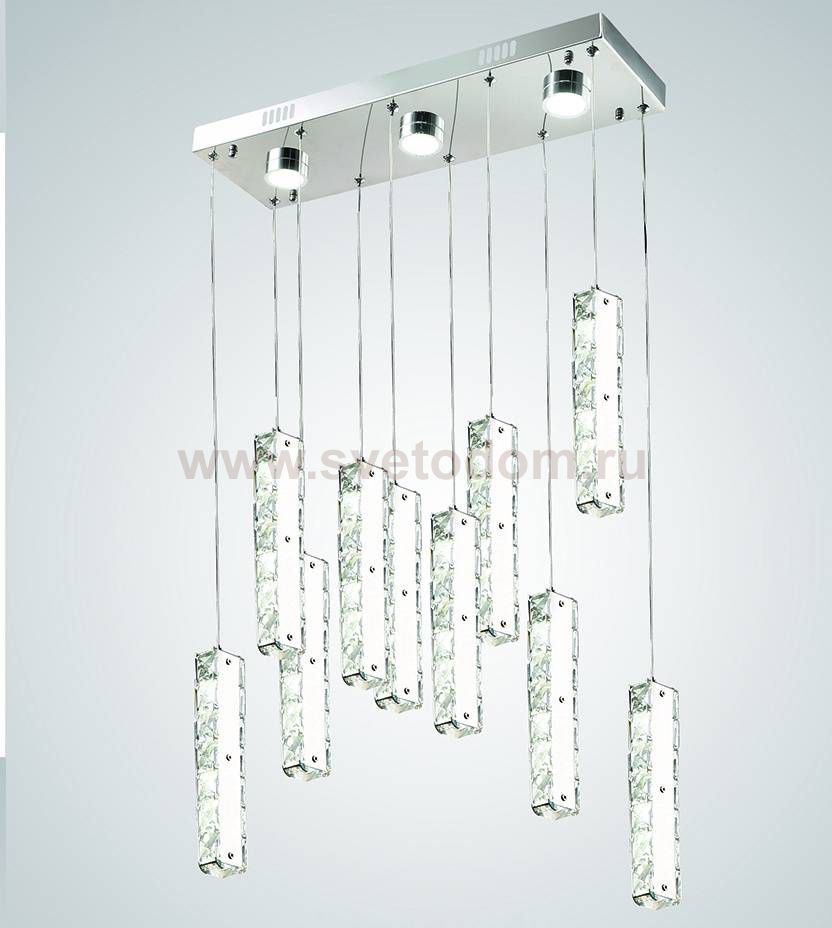 Люстра светодиодная хрустальная SWG DW-8750-10