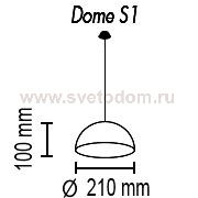 Подвесной светильник Dome Royal S1 10 33