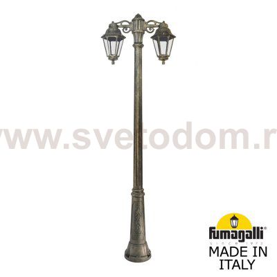 Садово-парковый фонарь FUMAGALLI RICU BISSO/ANNA 2L DN E22.157.S20.BXF1RDN