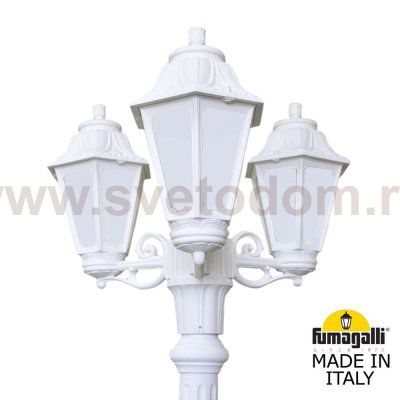 Садово-парковый фонарь FUMAGALLI RICU BISSO/ANNA 3L E22.157.S30.WYF1R