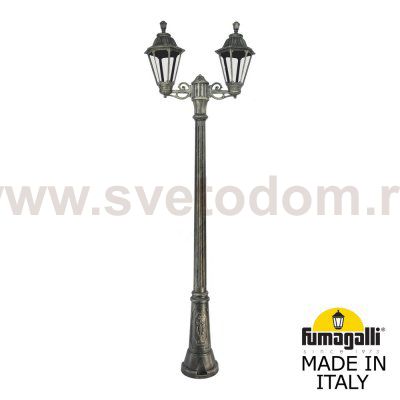 Садово-парковый фонарь FUMAGALLI GIGI BISSO/RUT 2L E26.156.S20.BXF1R
