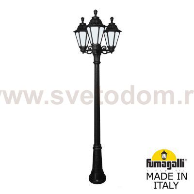 Садово-парковый фонарь FUMAGALLI GIGI BISSO/RUT 3L E26.156.S30.AYF1R