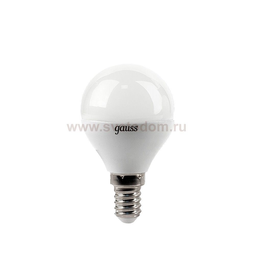 Лампа Gauss EB105101204 LED P45 Globe 4W E14 4100K