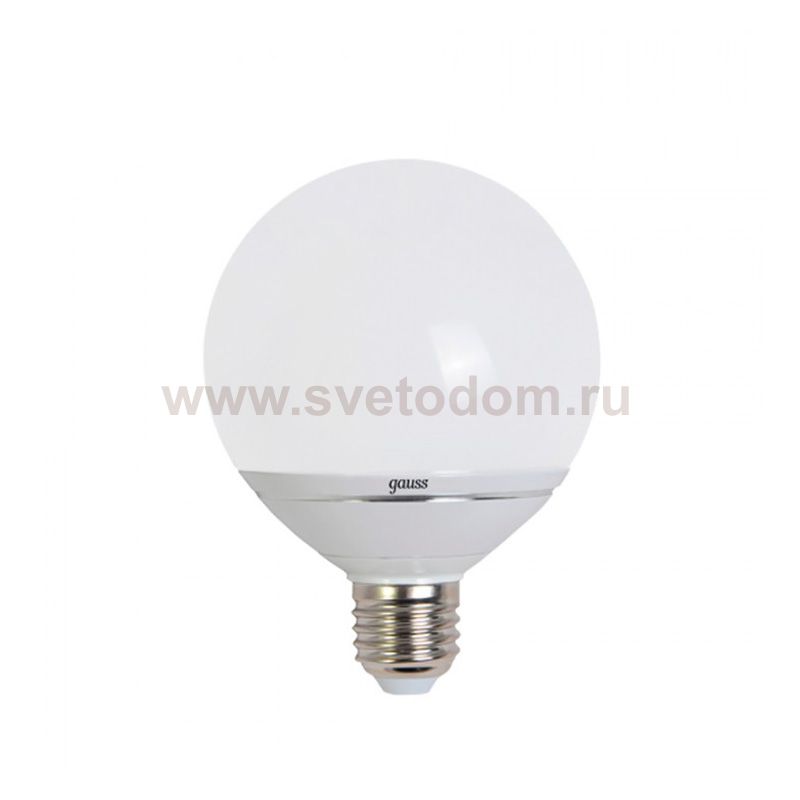 Лампа Gauss LED G95-dim 14W E27 4100K диммируемая