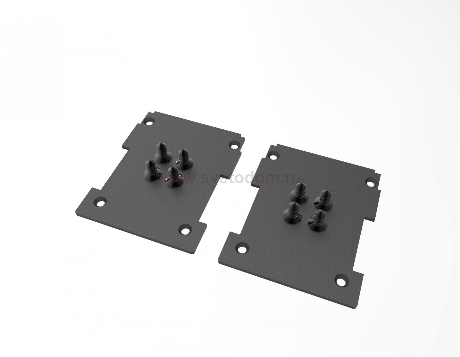 Заглушки для встраиваемого низковольтного трека SY ECS-SY-RC-BL-2