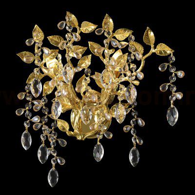 Светильник настенный бра Crystallux EDEN AP2 GOLD EDEN