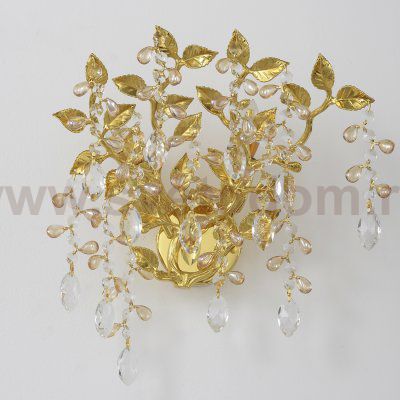 Светильник настенный бра Crystallux EDEN AP2 GOLD EDEN