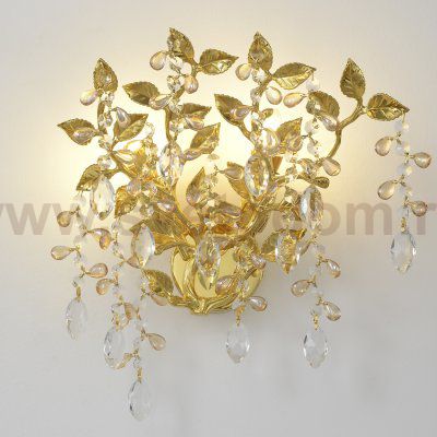Светильник настенный бра Crystallux EDEN AP2 GOLD EDEN