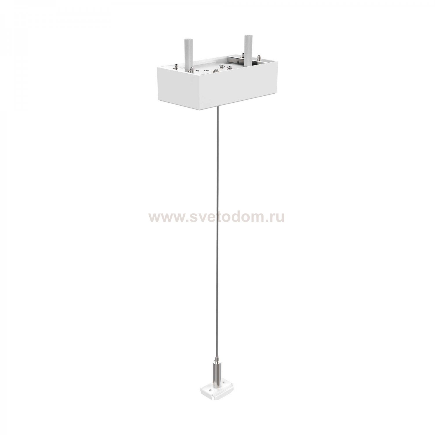 Ideal Lux EGO KIT SINGLE STEEL CABLE 2 MT + CEILING CUP WH