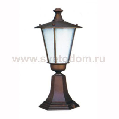 Светильник уличный EL-495P2 красное античное золото