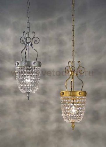 Подвесной светильник Masiero ELEGANTIA 1 Chromo Lucido-Cromo Opaco GLASS