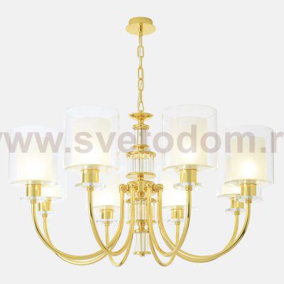 Люстра Crystallux ELENA SP8 GOLD ELENA