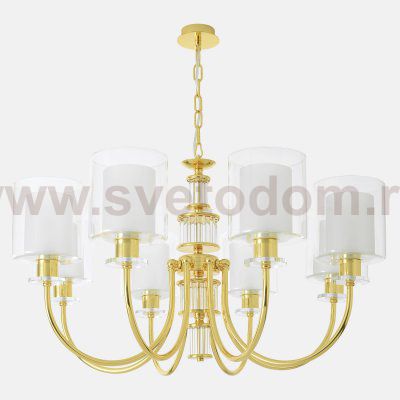 Люстра Crystallux ELENA SP8 GOLD ELENA