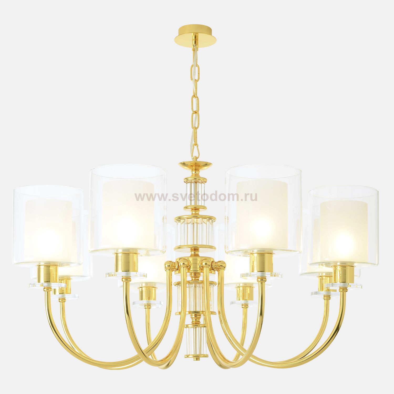 Люстра Crystallux ELENA SP8 GOLD ELENA