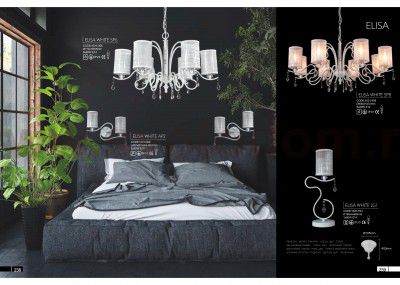 Люстра ELISA WHITE SP8 (1631/308) Crystal lux