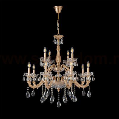 Люстра Crystal Lux ELIZABETH SP8+4 BRASS