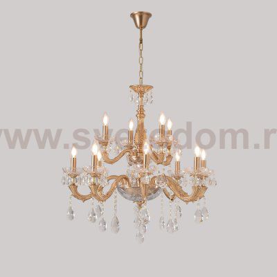 Люстра Crystal Lux ELIZABETH SP8+4 BRASS