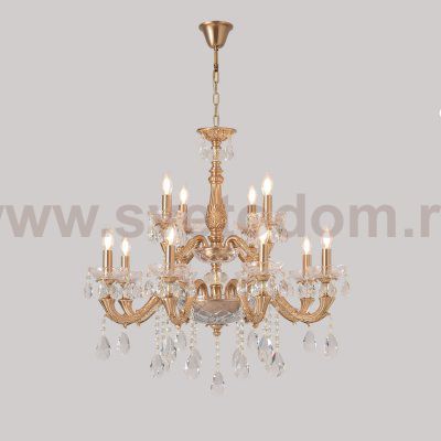 Люстра Crystal Lux ELIZABETH SP8+4 BRASS