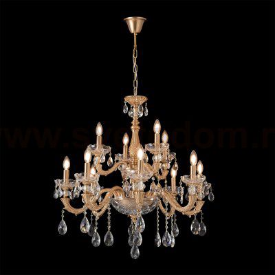 Люстра Crystal Lux ELIZABETH SP8+4 BRASS