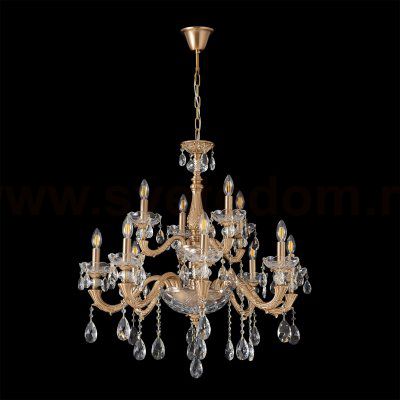 Люстра Crystal Lux ELIZABETH SP8+4 BRASS